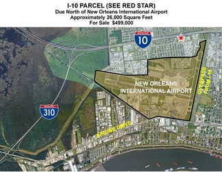 Plus de détails pour I-10 Parcel, Kenner, LA - Terrain à vendre
