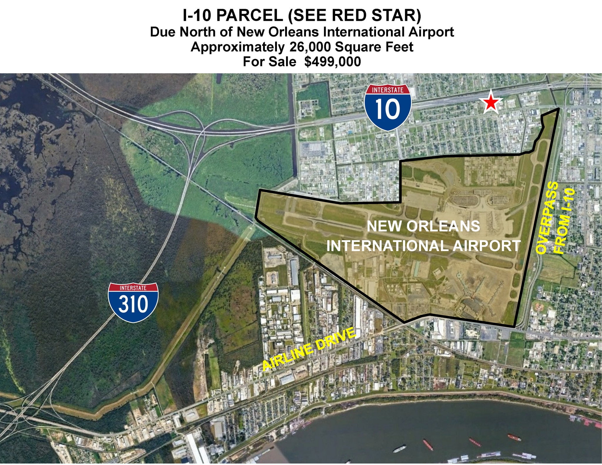 Interstate 10 Parcel, Kenner, LA for sale Building Photo- Image 1 of 4