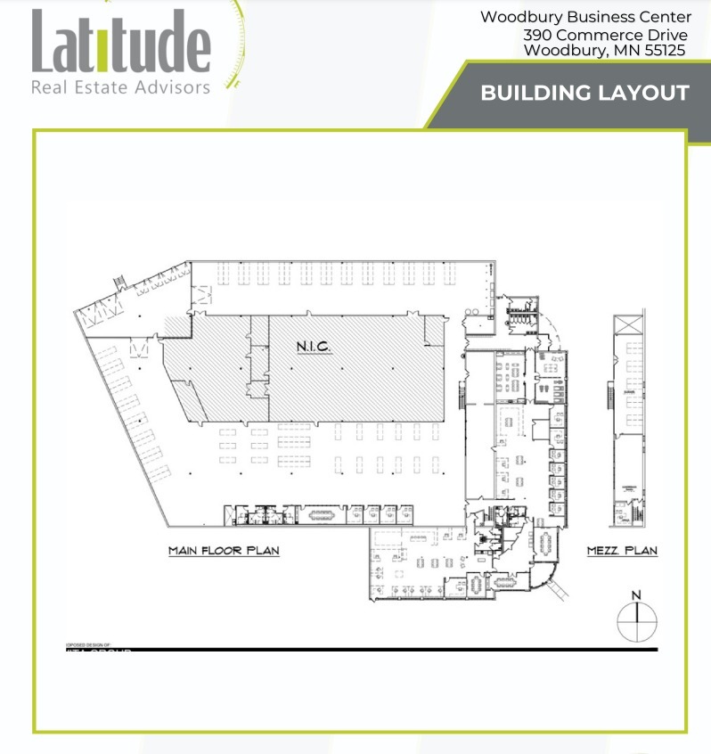 390 Commerce Dr, Woodbury, MN à louer Plan d’étage- Image 1 de 1