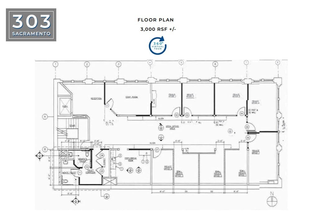 303 Sacramento St, San Francisco, CA for lease Floor Plan- Image 1 of 1