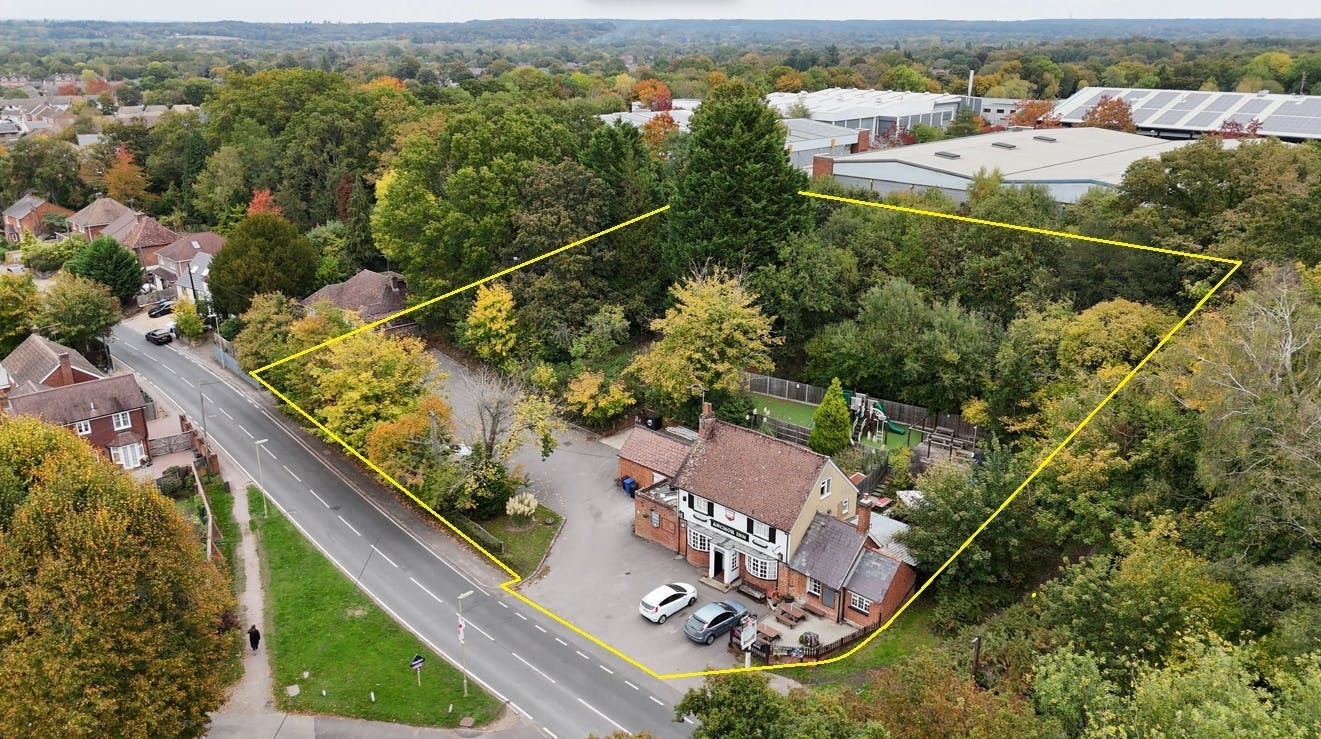 Vigo Ln, Yateley for sale Aerial- Image 1 of 6