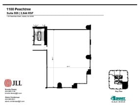 1100 Peachtree St NE, Atlanta, GA for lease Floor Plan- Image 1 of 1