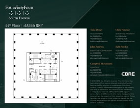 444 S Flower St, Los Angeles, CA for lease Floor Plan- Image 1 of 1