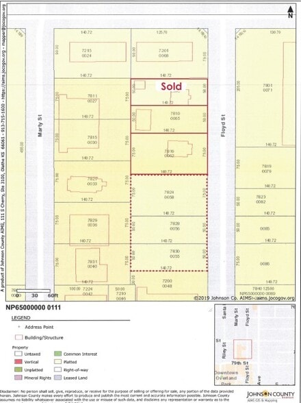 7810-7816 Floyd St, Overland Park, KS for sale - Site Plan - Image 2 of 2