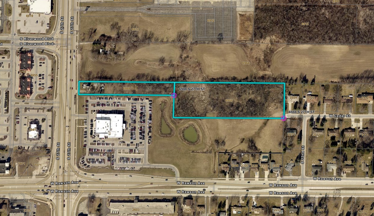 6988 S 27th St, Oak Creek, WI for sale Plat Map- Image 1 of 4