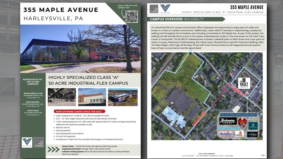 355 Maple Ave, Harleysville, PA for lease - Commercial Listing Video - Image 2 of 15