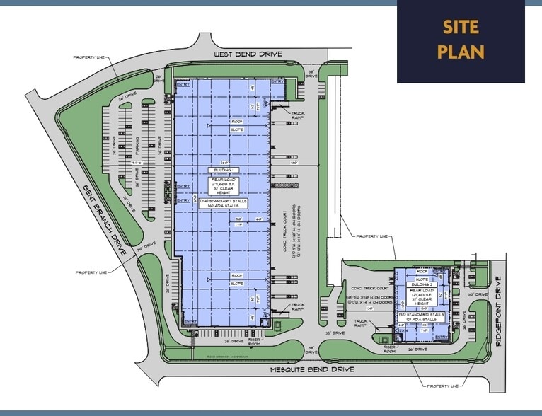 8001 Ridgepoint Dr, Irving, TX for sale - Site Plan - Image 3 of 3