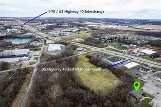 4718 National Rd E, Richmond, IN - AERIAL  map view - Image1