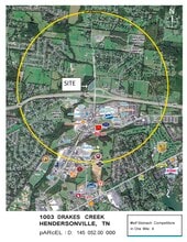 1003 Drakes Creek Rd, Hendersonville, TN - Aérien  Vue de la carte - Image1