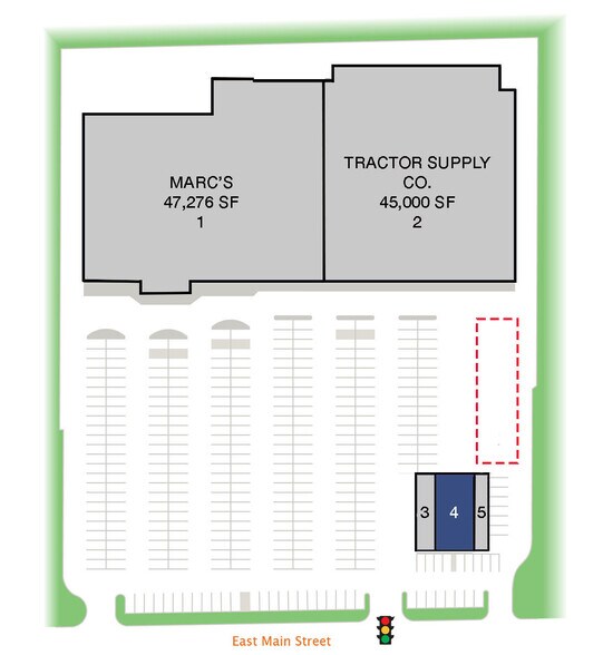 1155 E Main St, Ravenna, OH à louer - Plan de site - Image 2 de 7
