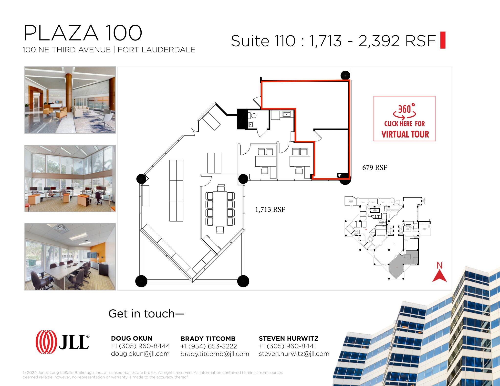 100 NE 3rd Ave, Fort Lauderdale, FL à louer Plan de site- Image 1 de 1