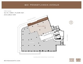 601 Pennsylvania Ave NW, Washington, DC for lease Floor Plan- Image 1 of 3