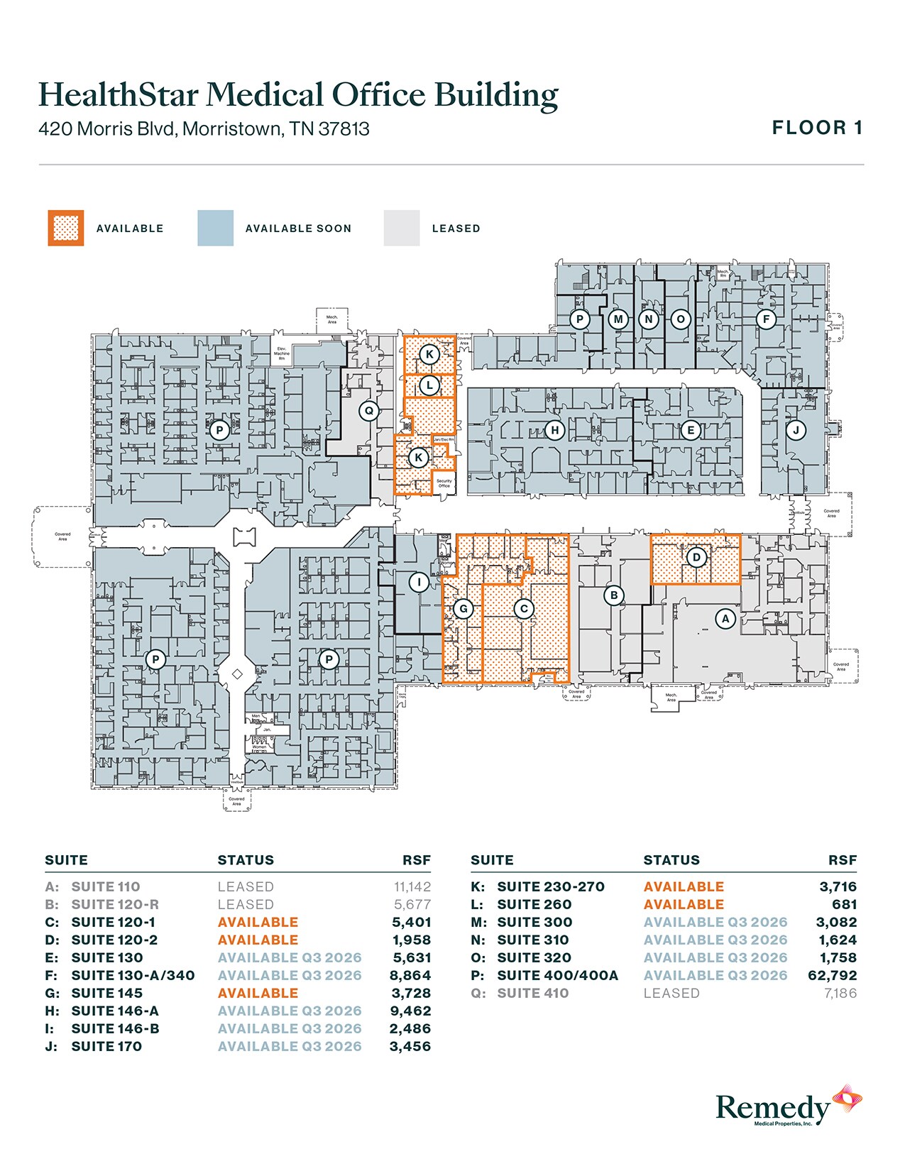 420 W Morris Blvd, Morristown, TN for lease Floor Plan- Image 1 of 1