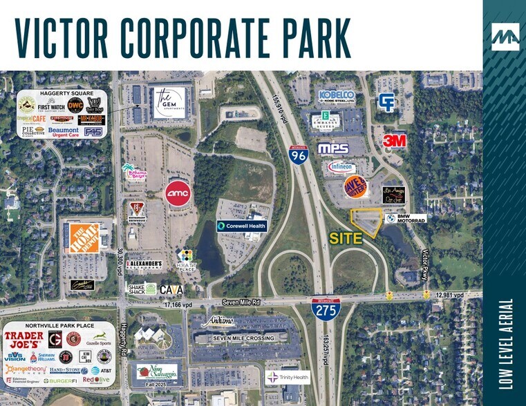 19265 Victor Pky, Livonia, MI à vendre - Aérien - Image 2 de 3