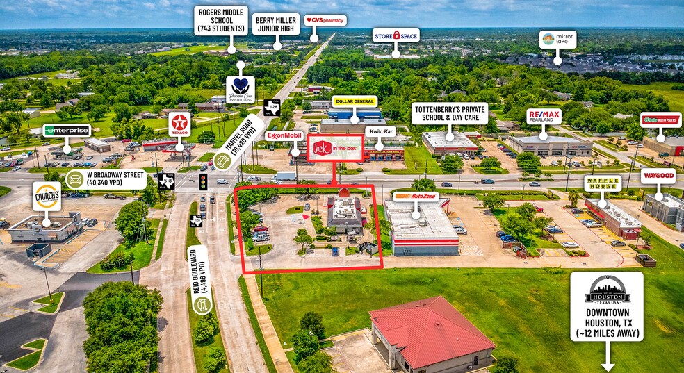 2702 Reid Blvd, Pearland, TX à vendre - Photo du bâtiment - Image 3 de 7