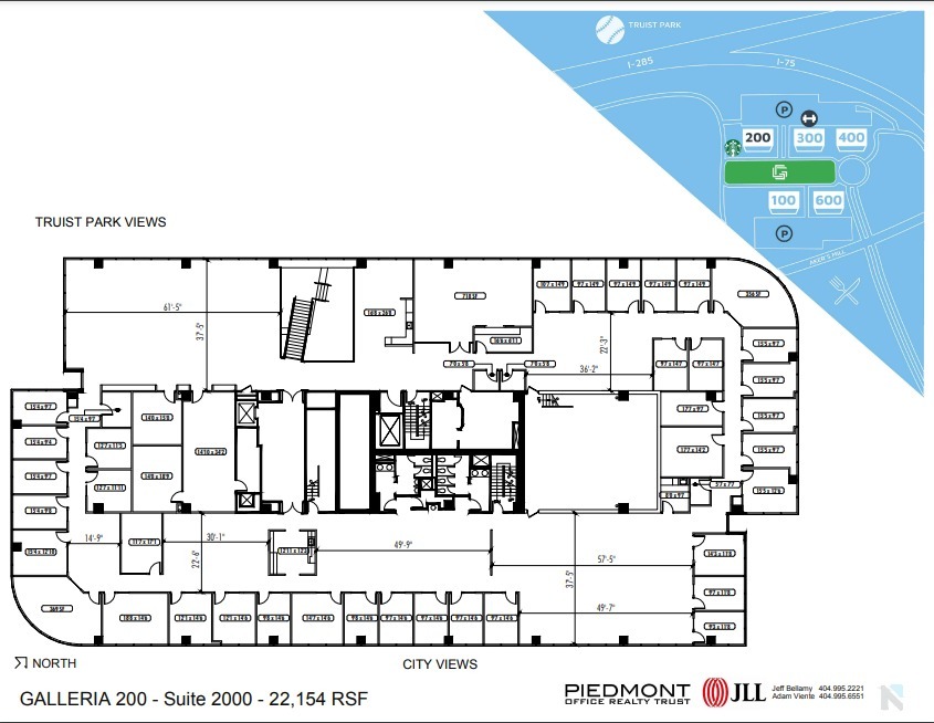 600 Galleria Pky SE, Atlanta, GA à louer Plan d’étage- Image 1 de 1