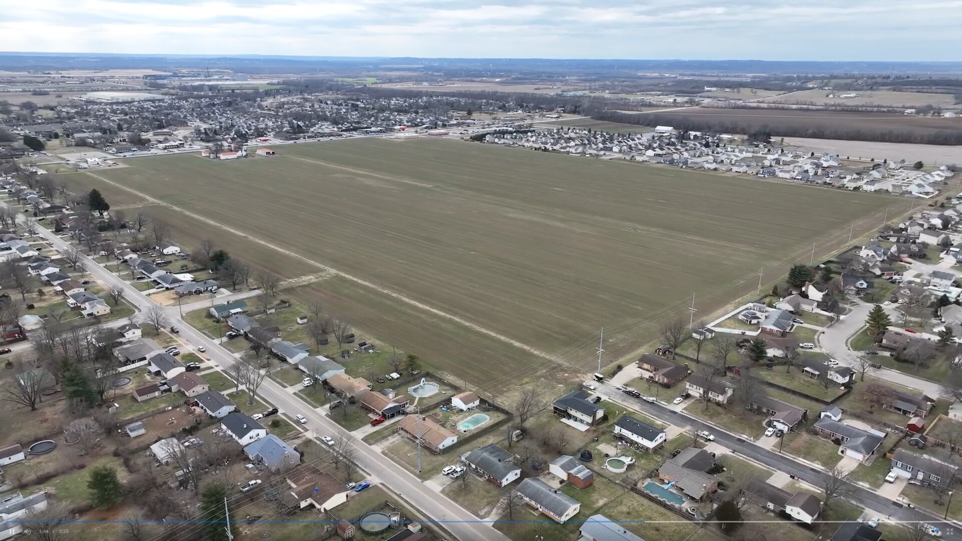 West State Street, Trenton, OH for sale Aerial- Image 1 of 2