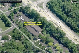 800 W State St, Doylestown, PA - aerial  map view