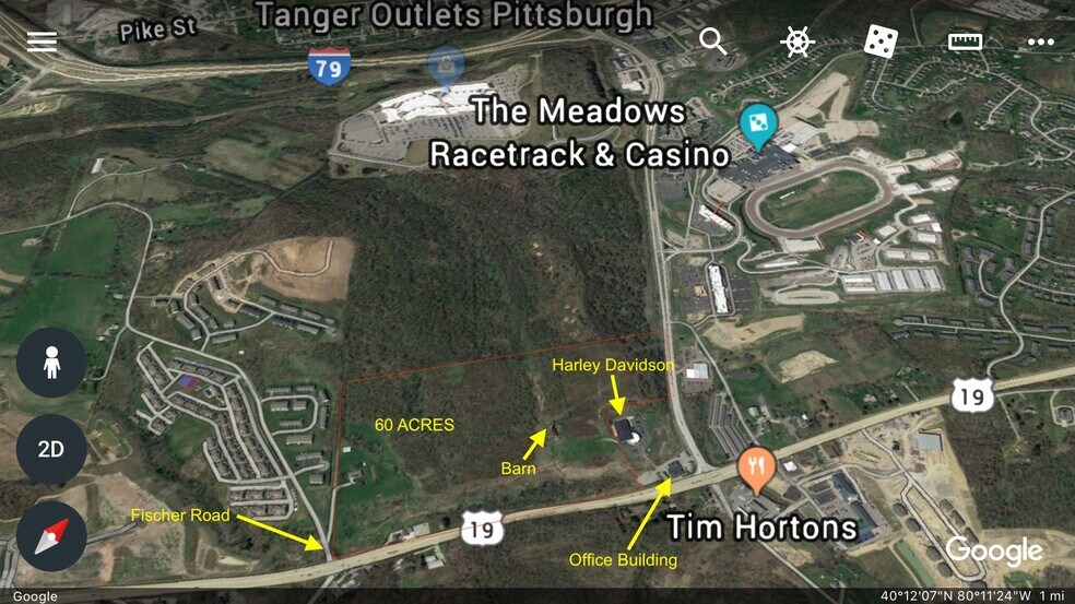 1265 Washington Rd., Washington, PA à vendre - Photo du bâtiment - Image 2 de 4