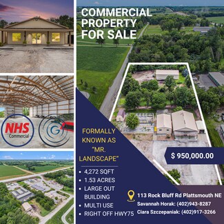 Plus de détails pour 113 Rock Bluff Rd, Plattsmouth, NE - Commerce de détail à vendre