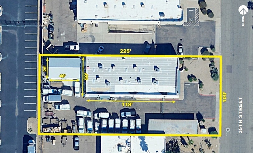 4814 S 35th St, Phoenix, AZ for sale - Aerial - Image 2 of 3