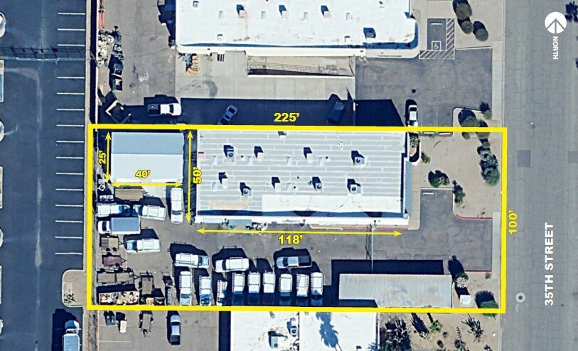 4814 S 35th St, Phoenix, AZ à vendre - Aérien - Image 2 de 3