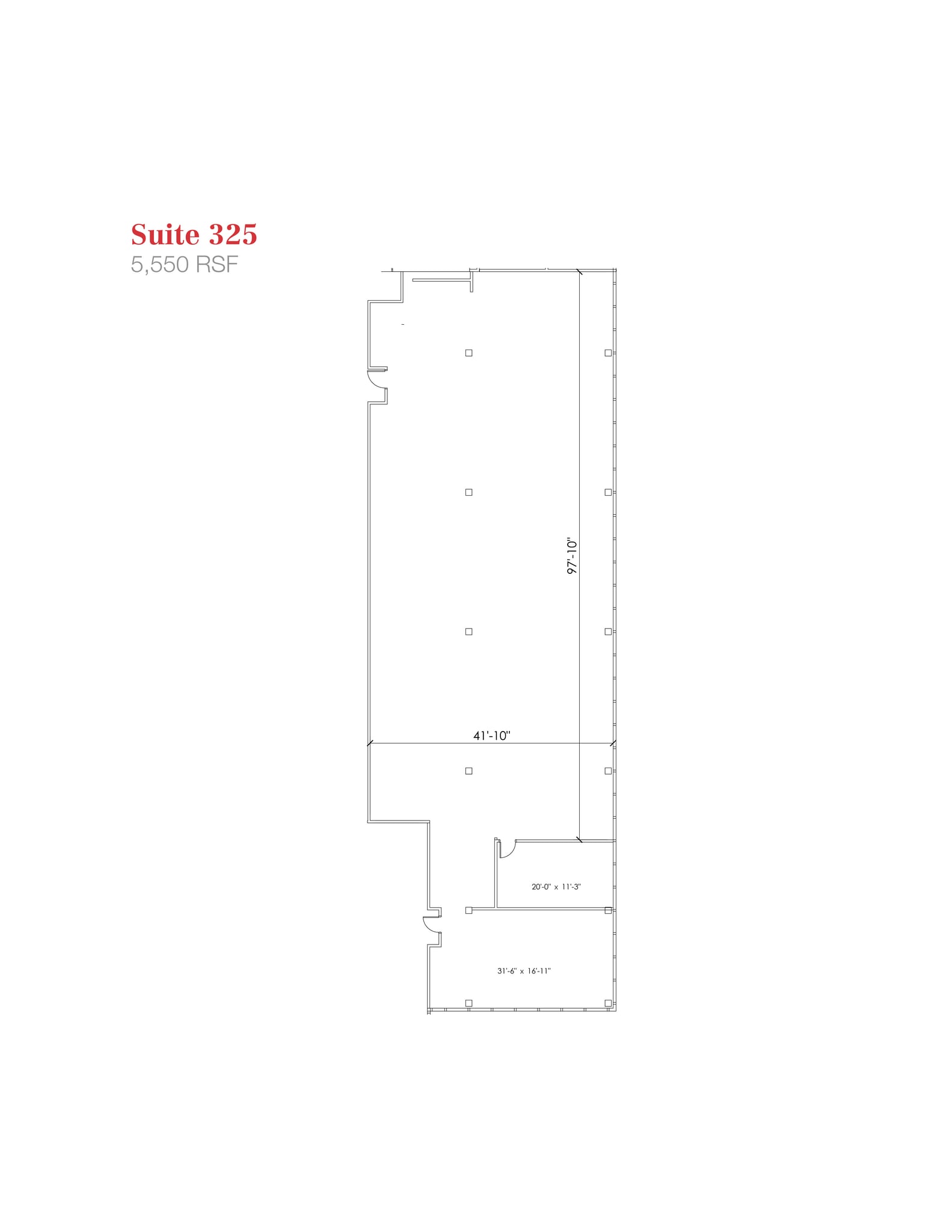 25200 Telegraph Rd, Southfield, MI à vendre Plan d’étage- Image 1 de 1