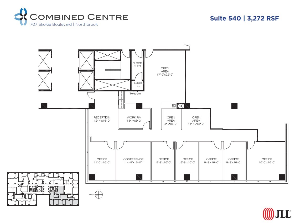 707 Skokie Blvd, Northbrook, IL for lease Floor Plan- Image 1 of 1