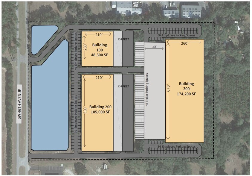 SW 46th St, Ocala, FL à louer - Plan de site - Image 2 de 2