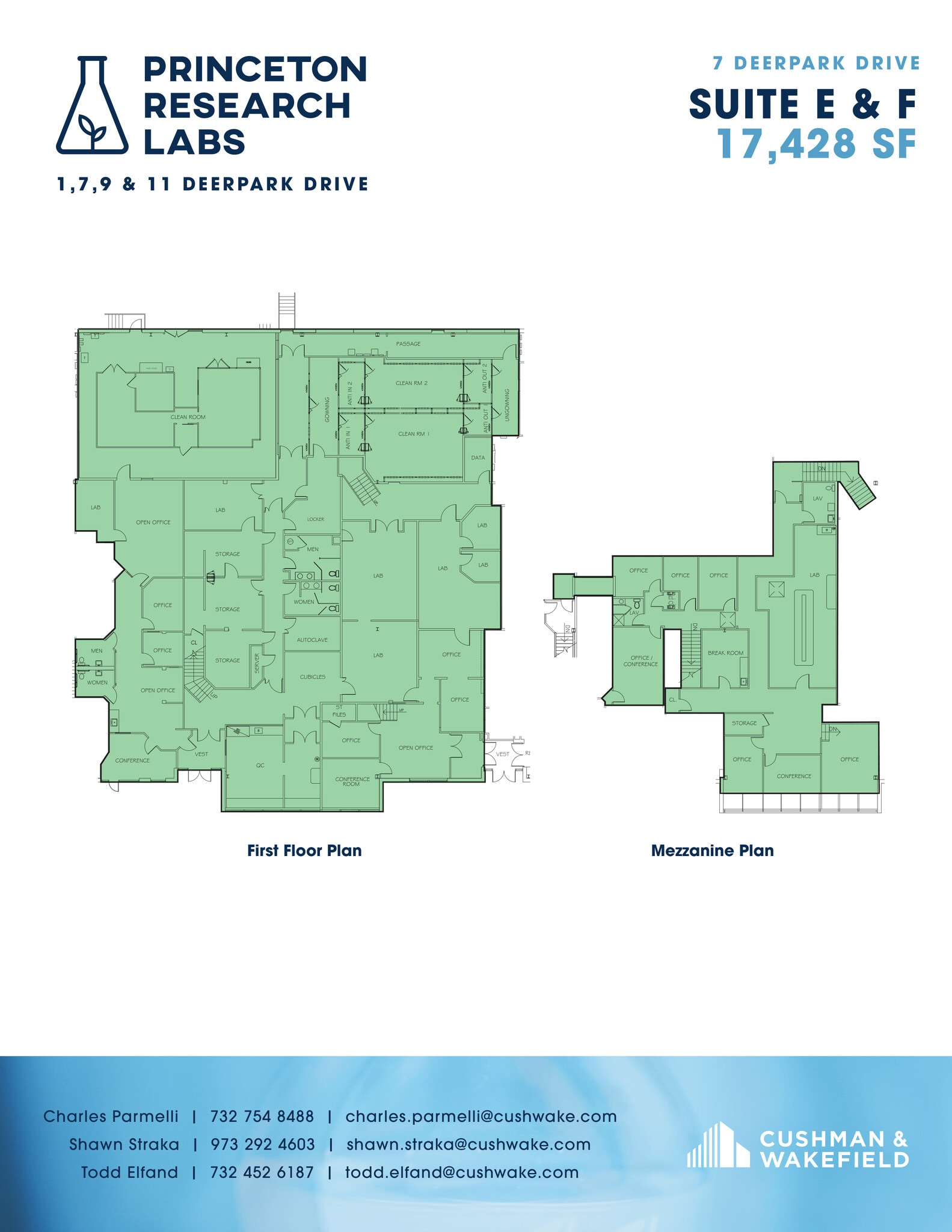 1 Deer Park Dr, Monmouth Junction, NJ for lease Floor Plan- Image 1 of 1