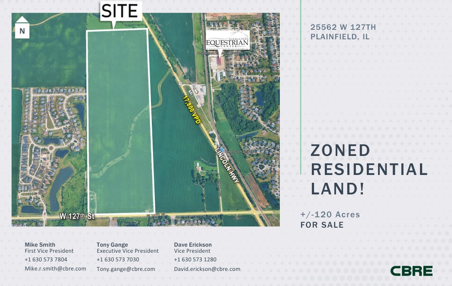 NWC 127th & Route 30, Plainfield, IL for sale - Aerial - Image 1 of 3