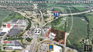 Plus de détails pour 992 New Brunswick Ave, Phillipsburg, NJ - Terrain à vendre