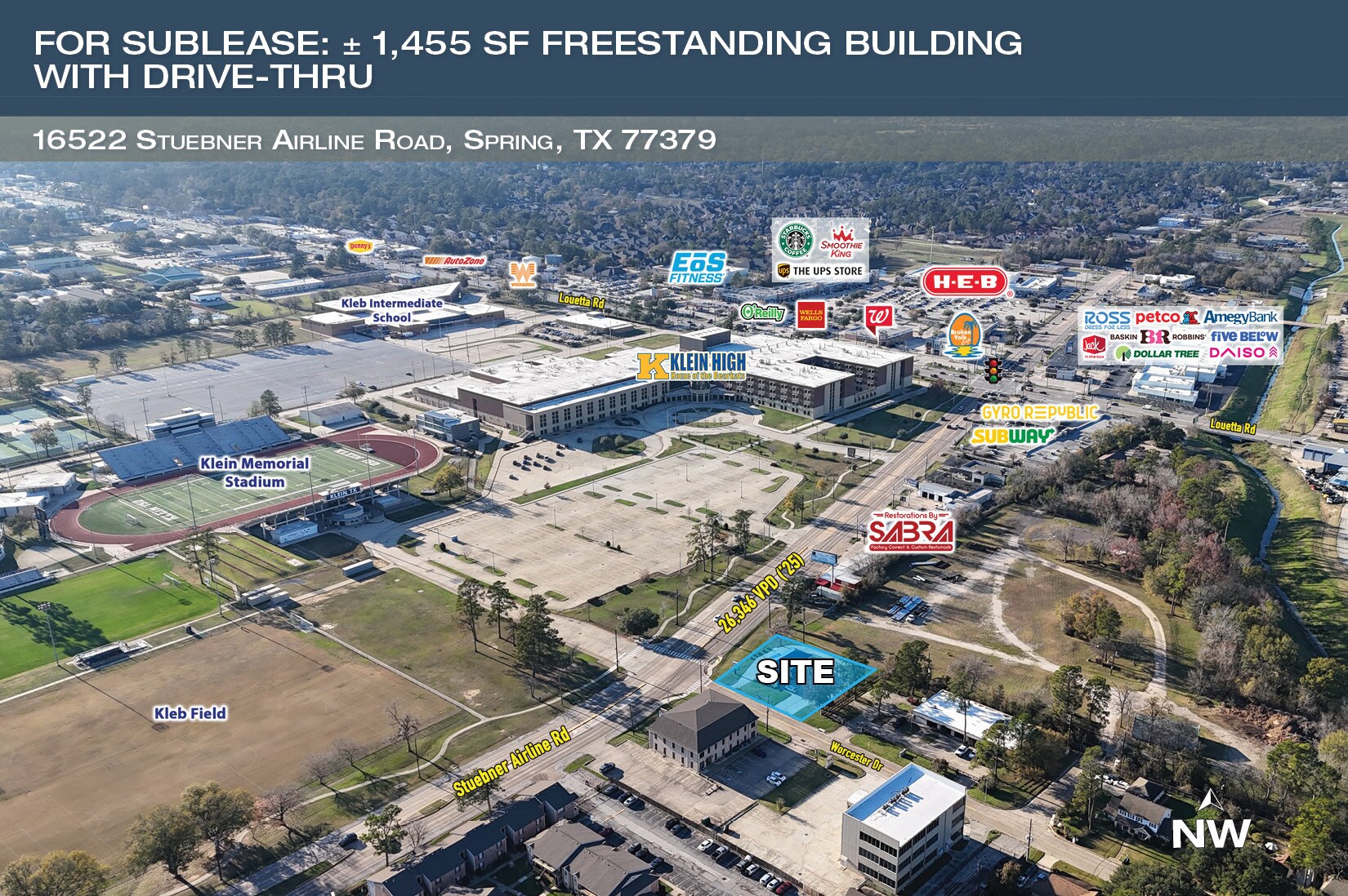 16522 Stuebner Airline Rd, Spring, TX for lease Primary Photo- Image 1 of 4