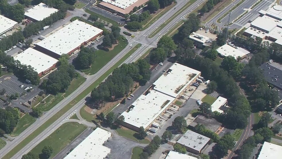 5952 Peachtree Industrial Blvd, Norcross, GA for lease - Aerial Video - Image 2 of 10