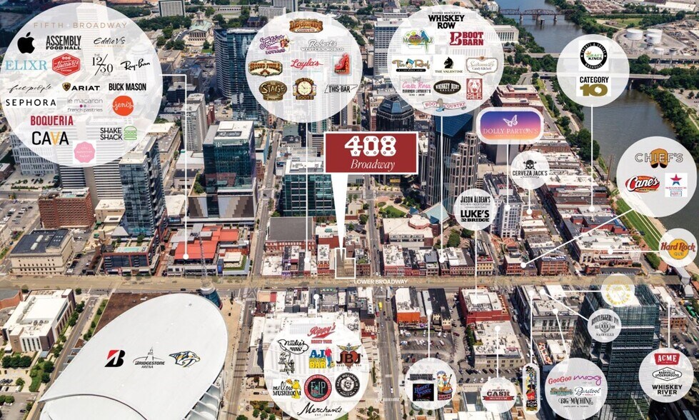 408 Broadway, Nashville, TN à vendre - Photo du bâtiment - Image 2 de 4