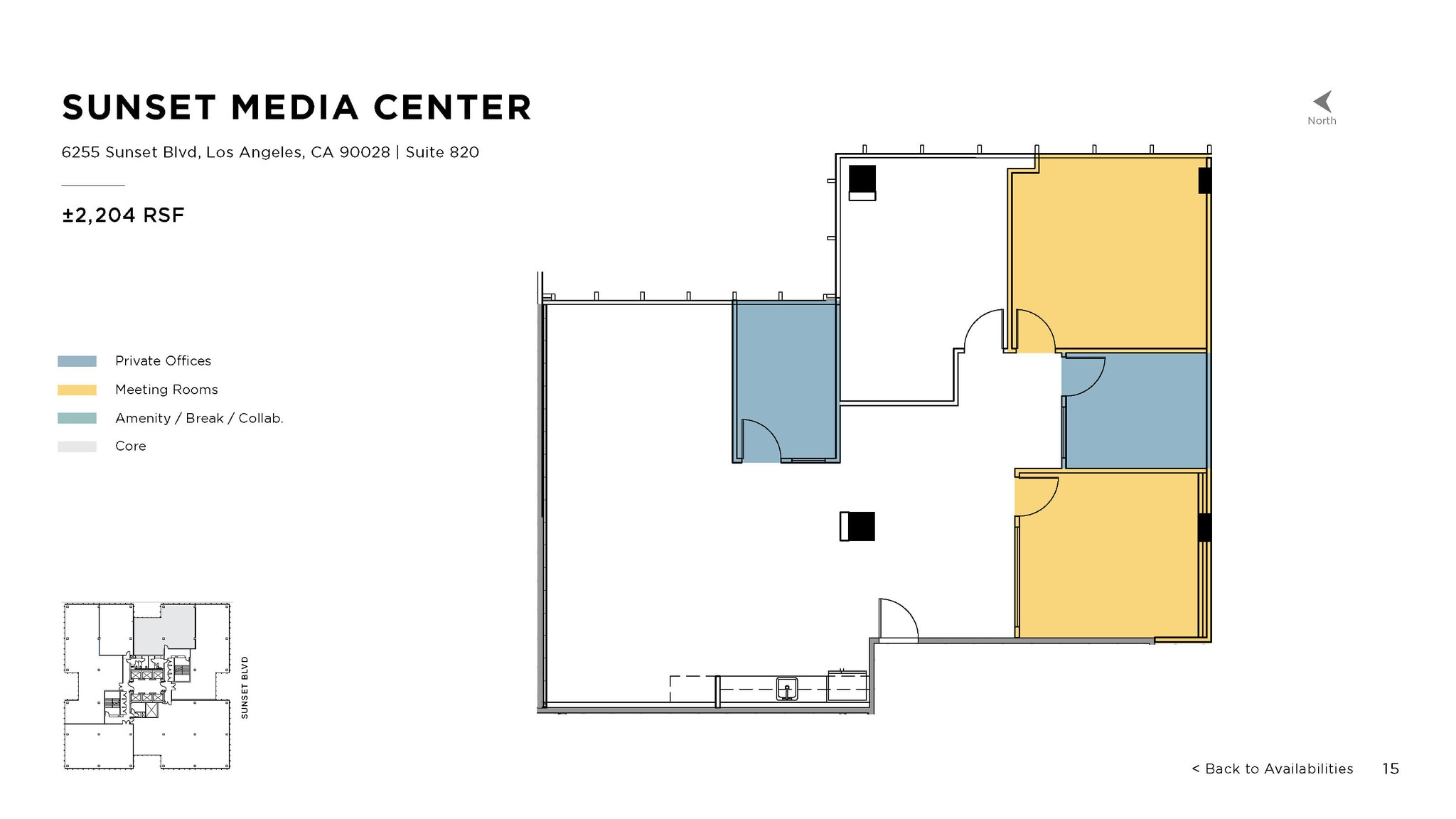 6255 W Sunset Blvd, Los Angeles, CA for lease Floor Plan- Image 1 of 1