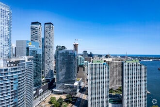 88 Queens Quay W, Toronto, ON - AERIAL  map view