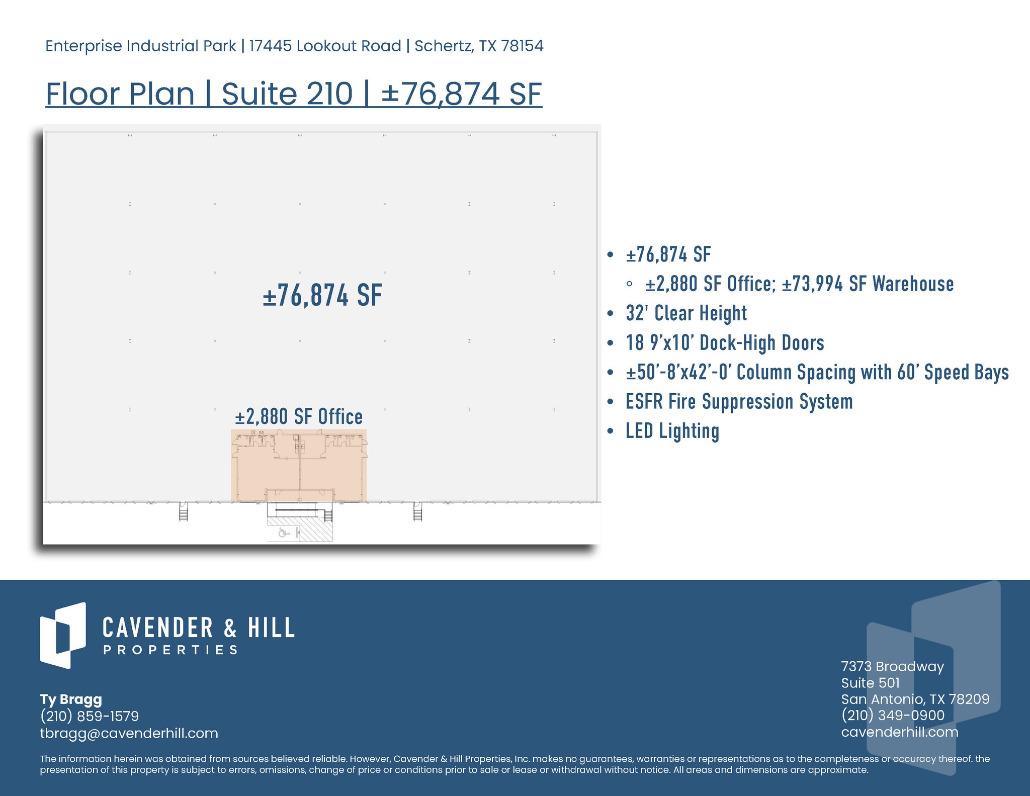 17745 Lookout Rd, Schertz, TX à louer Plan d’étage- Image 1 de 1