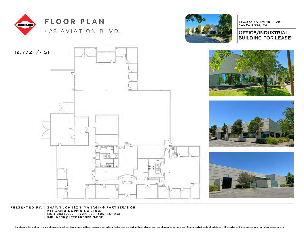 428 Aviation Blvd, Santa Rosa, CA à louer Plan d  tage- Image 1 de 4