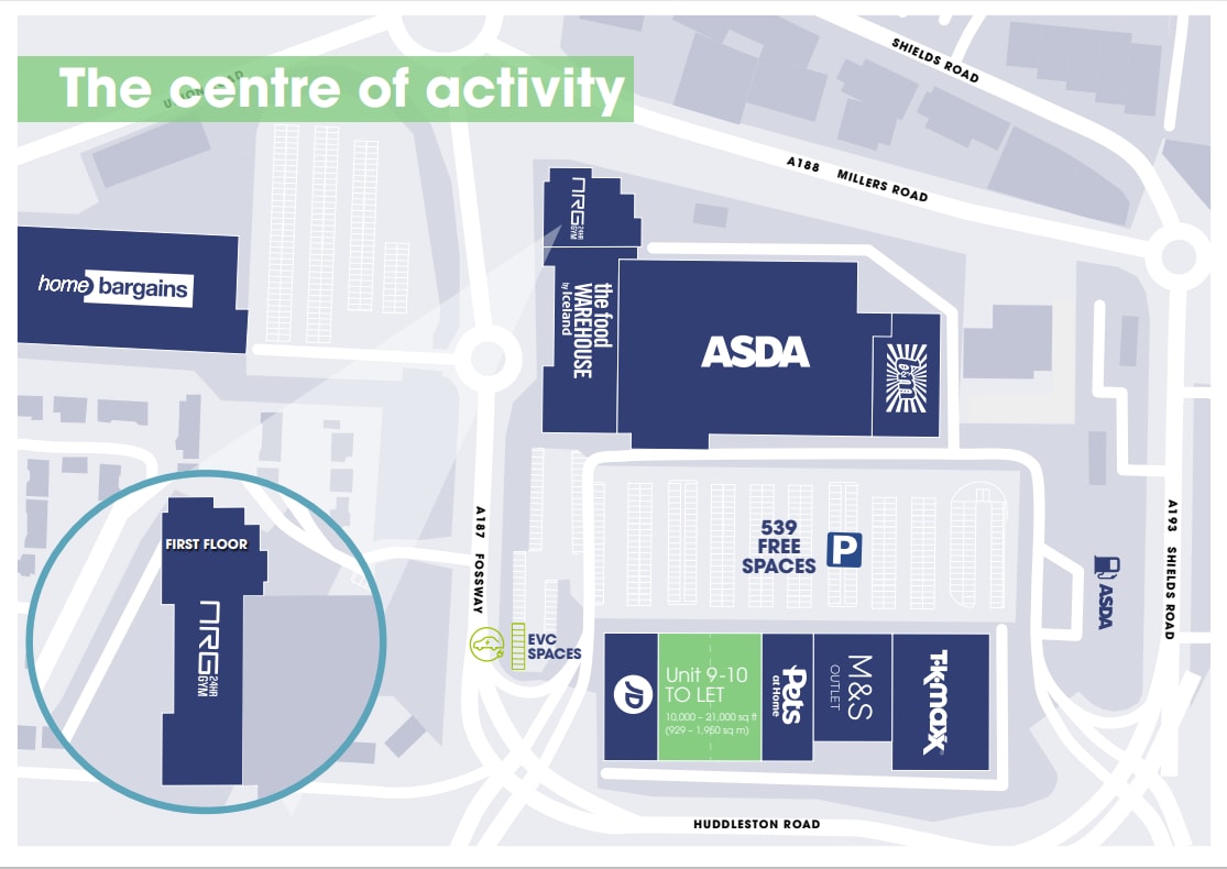 10 Fossway, Newcastle Upon Tyne à louer Plan d’étage- Image 1 de 1