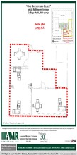 9658 Baltimore Ave, College Park, MD à louer Plan d’étage- Image 1 de 1