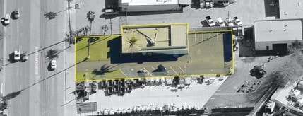 9152 Rosecrans Ave, Bellflower, CA - Aérien  Vue de la carte