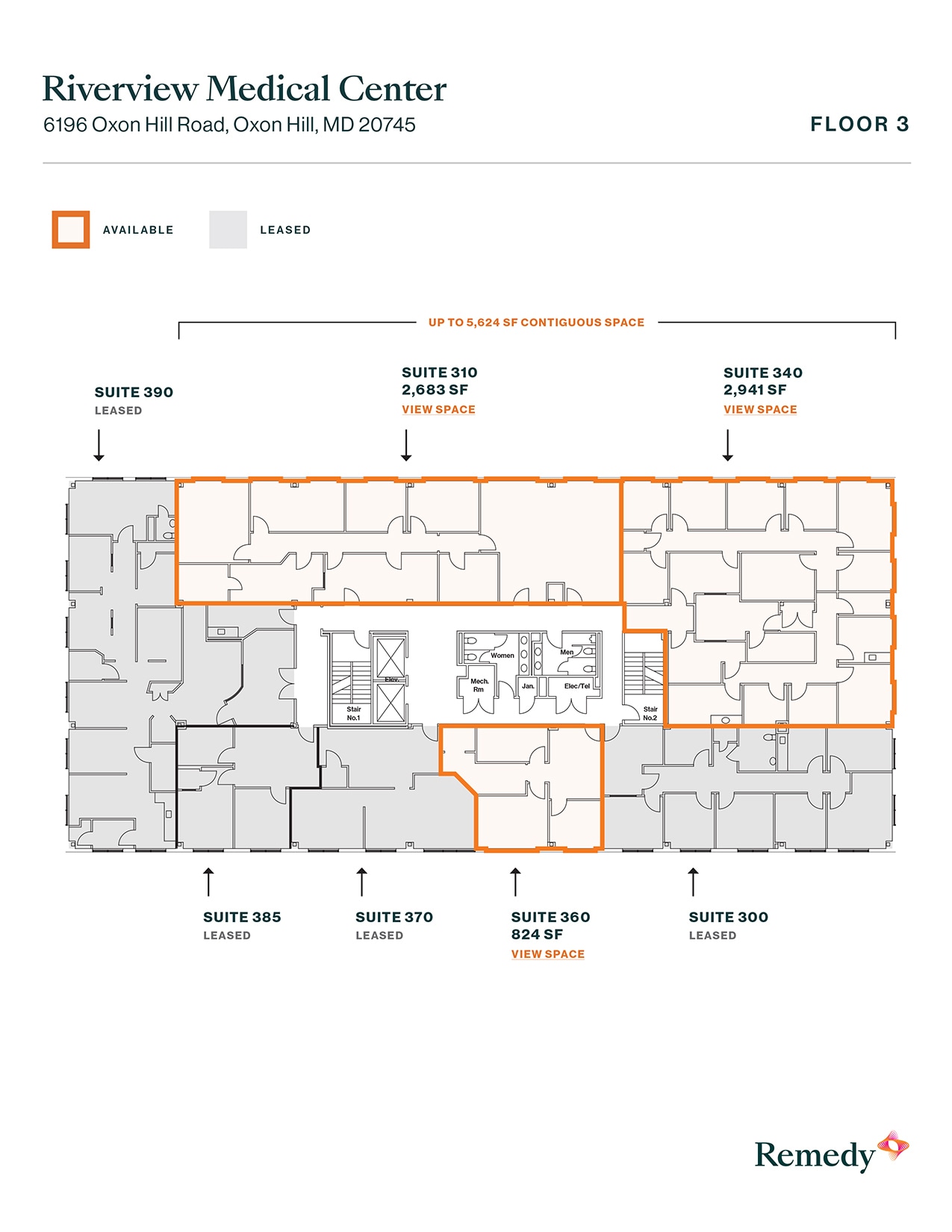 6196 Oxon Hill Rd, Oxon Hill, MD à louer Plan d’étage- Image 1 de 8