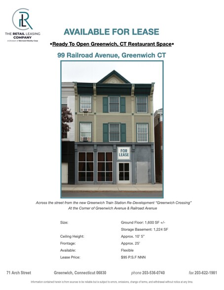 99 Railroad Ave, Greenwich, CT à louer - Photo du bâtiment - Image 2 de 6