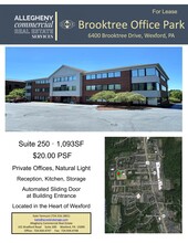 6400 Brooktree Ct, Wexford, PA for lease Site Plan- Image 1 of 1