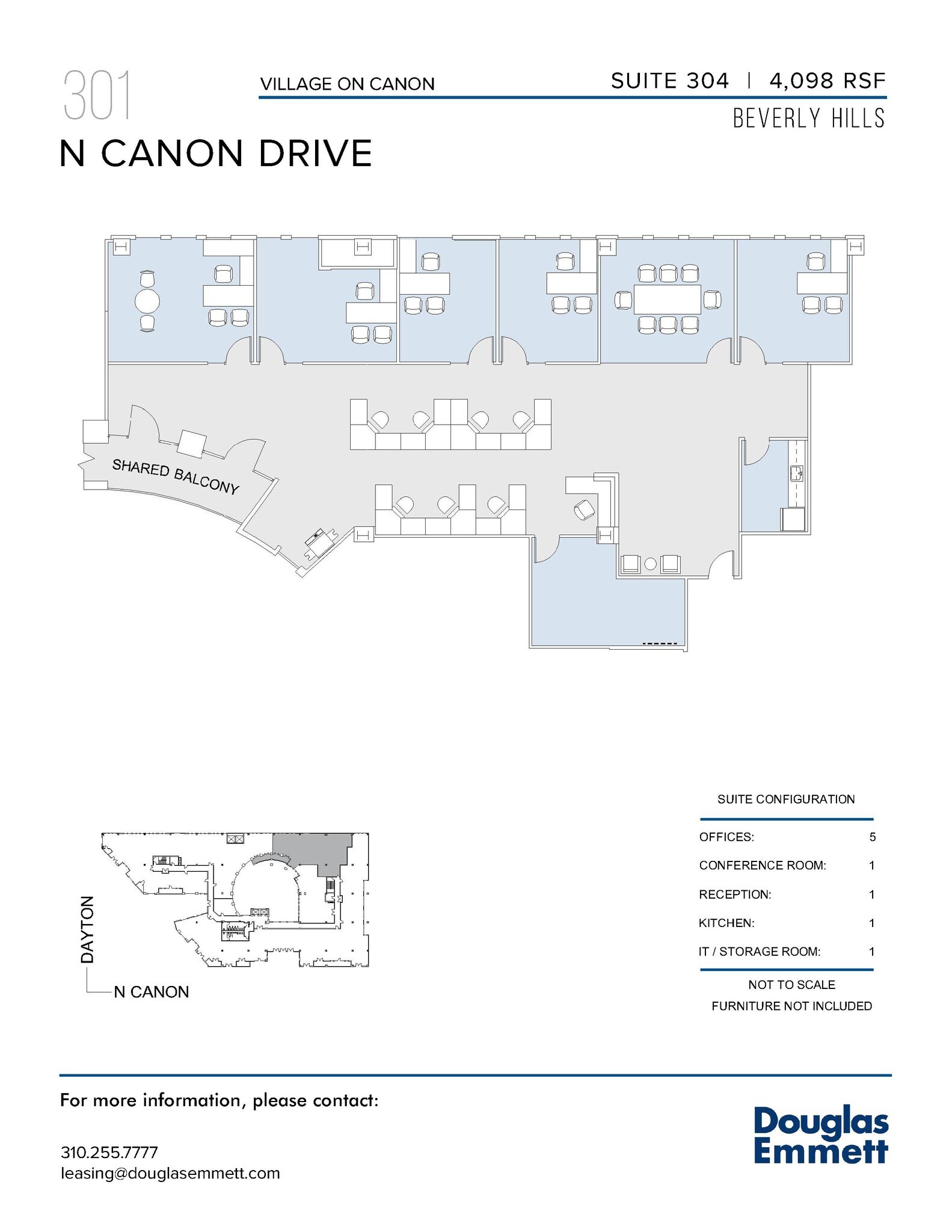 301-333 N Canon Dr, Beverly Hills, CA for lease Floor Plan- Image 1 of 1