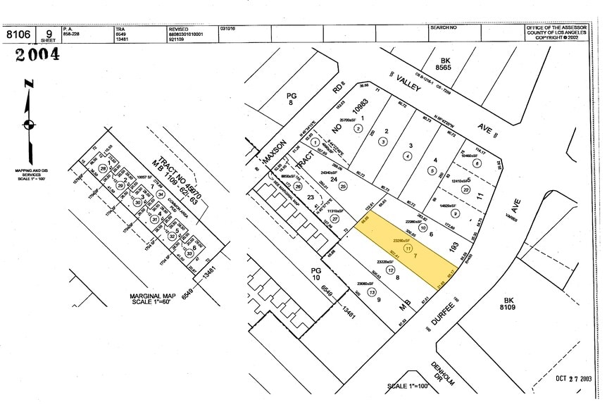 3015 N Durfee Ave, El Monte, CA for lease - Plat Map - Image 3 of 16