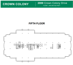 2000 Crown Colony Dr, Quincy, MA à louer Plan d  tage- Image 1 de 1