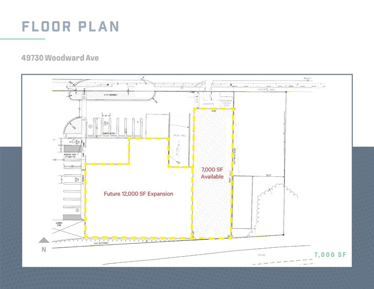 49700-49730 Woodward ave, Pontiac, MI for lease - Building Photo - Image 3 of 3