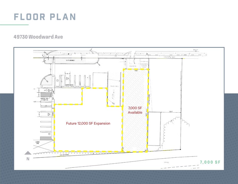 49700-49730 Woodward ave, Pontiac, MI à louer - Photo du bâtiment - Image 3 de 3